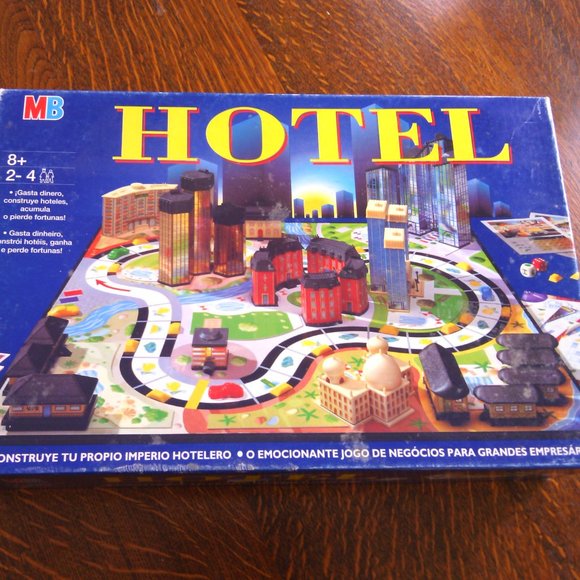 Hotel board game Spanish Version real-estate game 3 dimensional buildings player - Picture 1 of 16